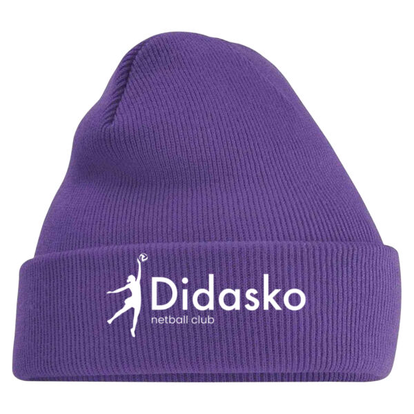 Didasko Netball - Official Embroidered Beanie Thumbnail