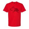 Softstyle™ midweight adult t-shirt Thumbnail